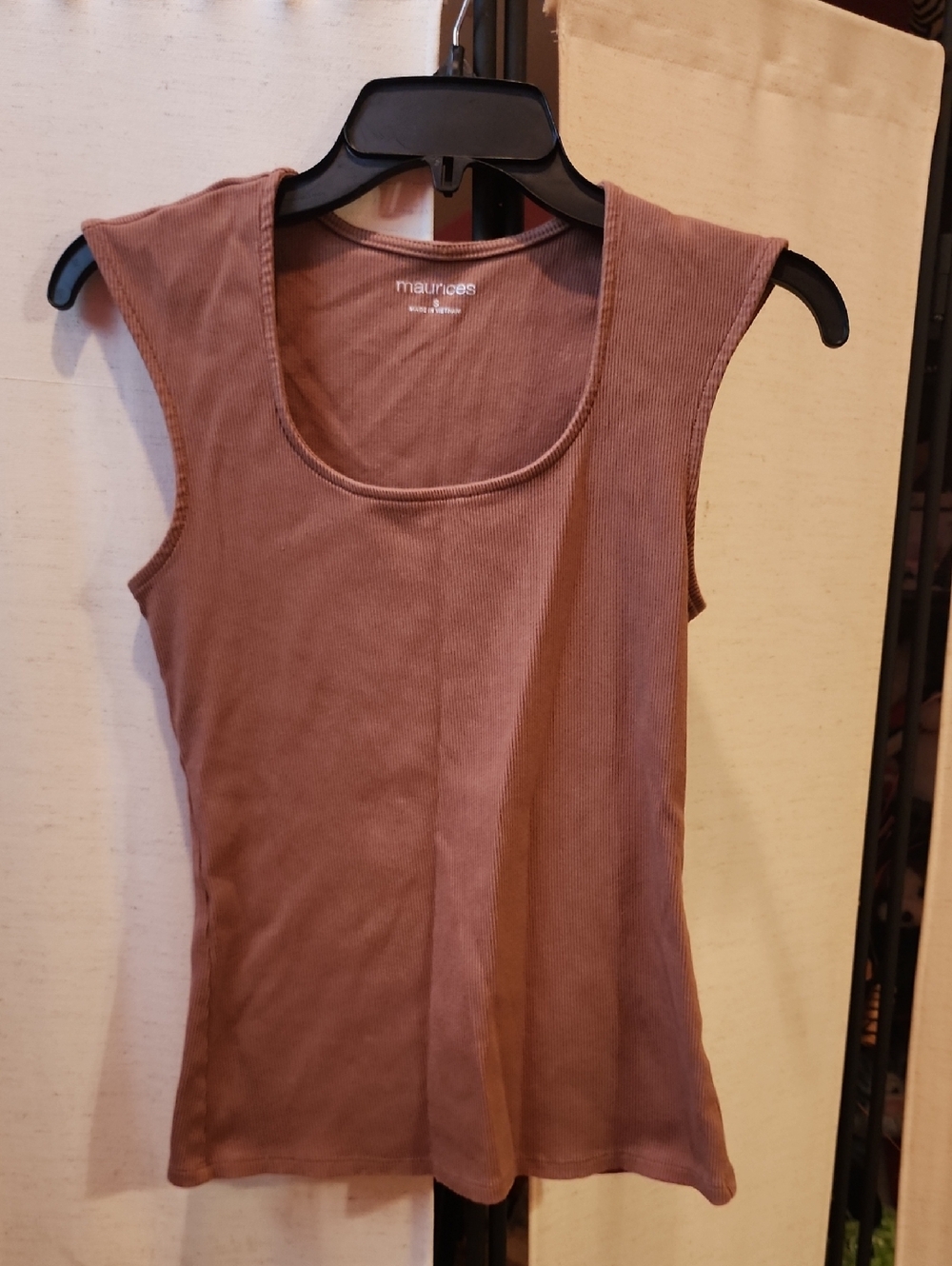 Maurices Mauve Ribbed Tank Top